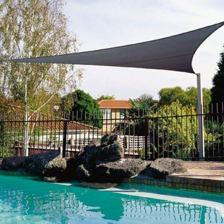 Vanjska HDPE zavjesa od sunca Net Shade Sail